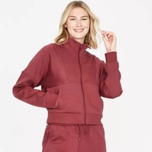 Zip up cropped jacket